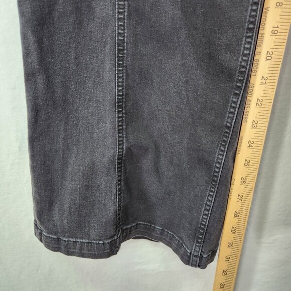 Free People Libre Wide-Leg Jeans Size 28 Stretch High Rise Boho - Picture 5 of 14